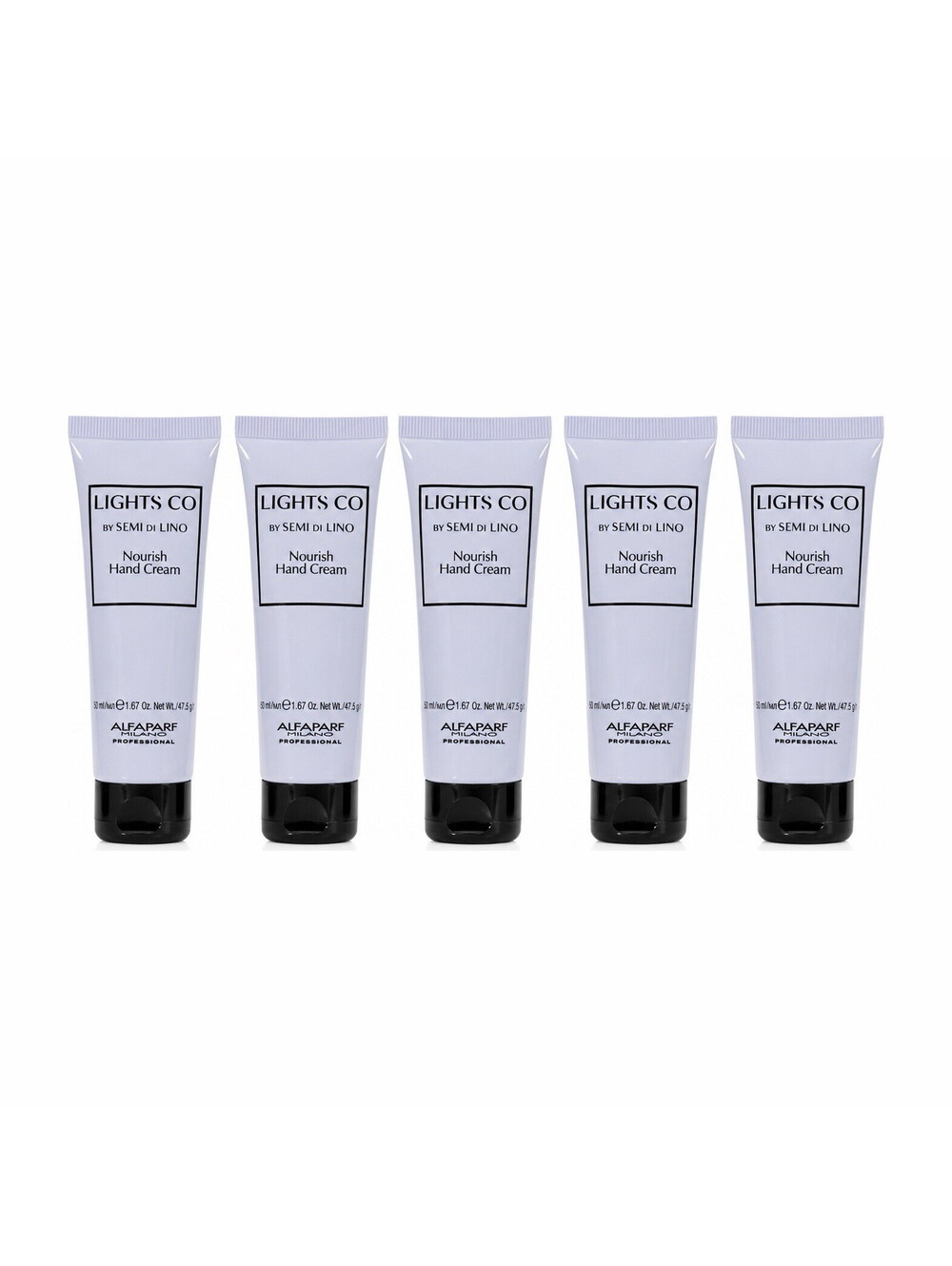 5x Alfaparf Milano Semi Di Lino Nourish Hand Cream 50ml 1.67 oz Professional